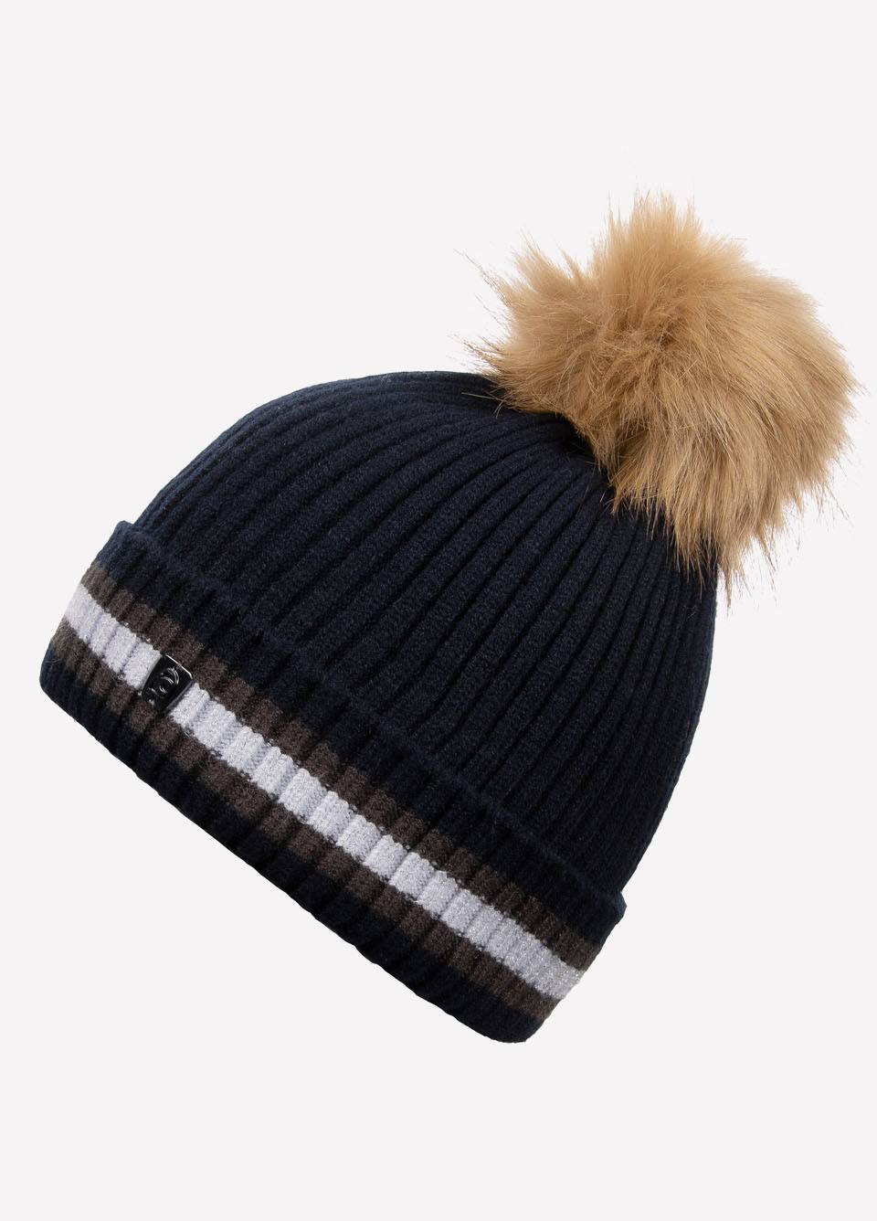 Cavallo Oggi Knitted Beanie - Dark Blue