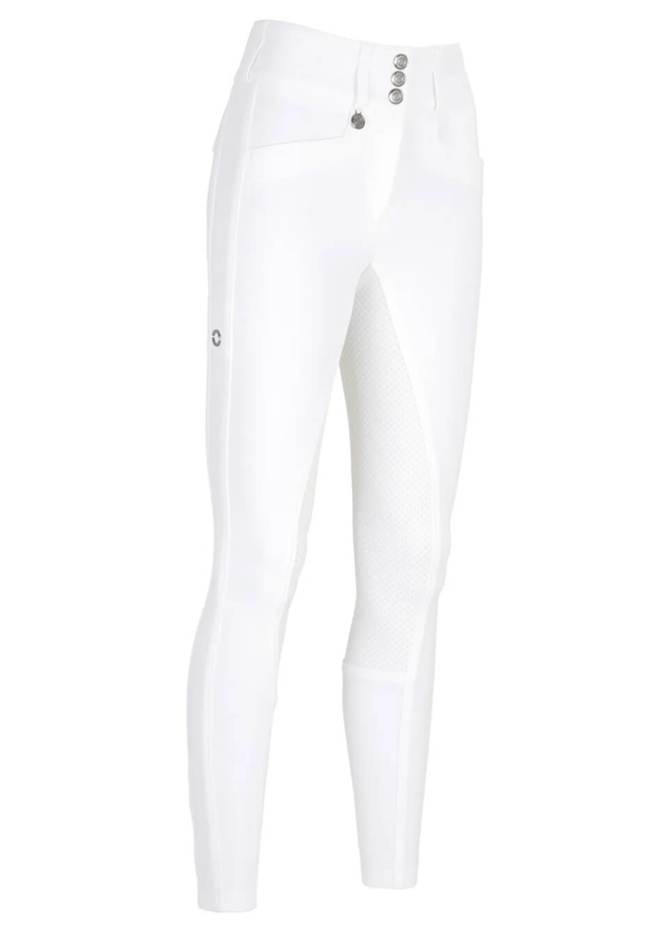 Pikeur New Candela Strauss Full Grip Breeches - White