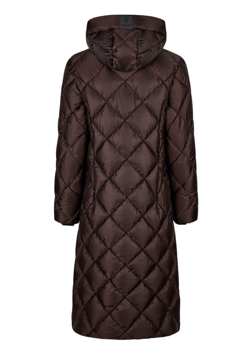 Pikeur Quiltdiamond Coat - Chocolate Brown