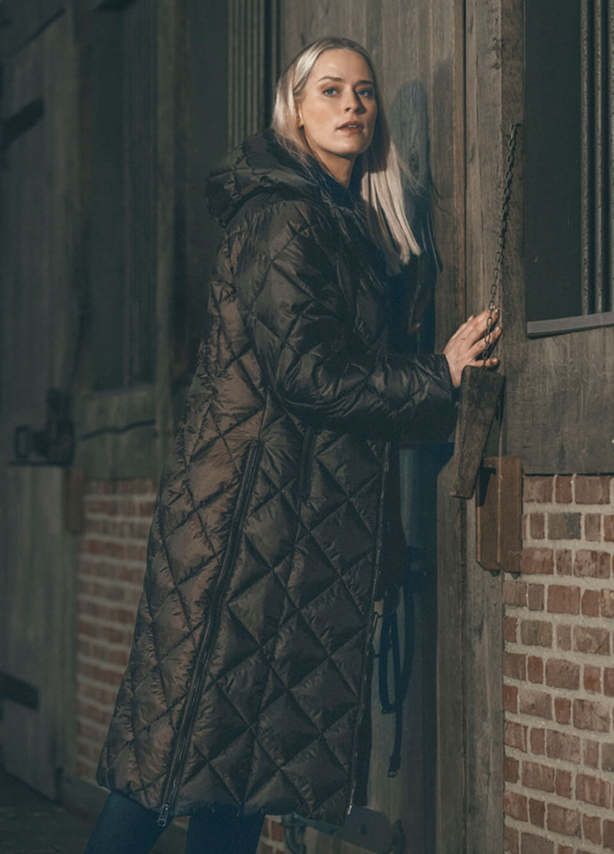 Pikeur Quiltdiamond Coat - Chocolate Brown