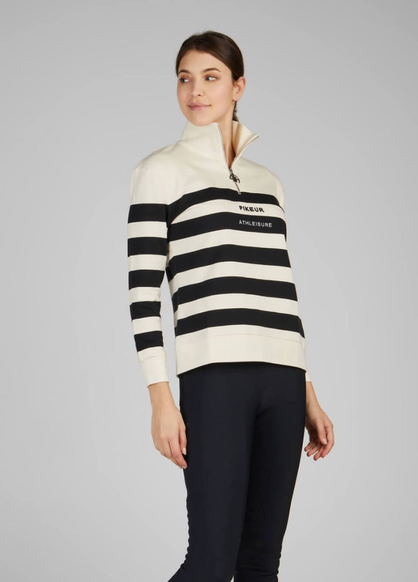 Pikeur Sweater Athleisure - Off White/Black