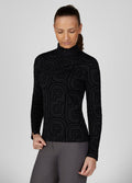 Pikeur Zip Print Shirt - Black