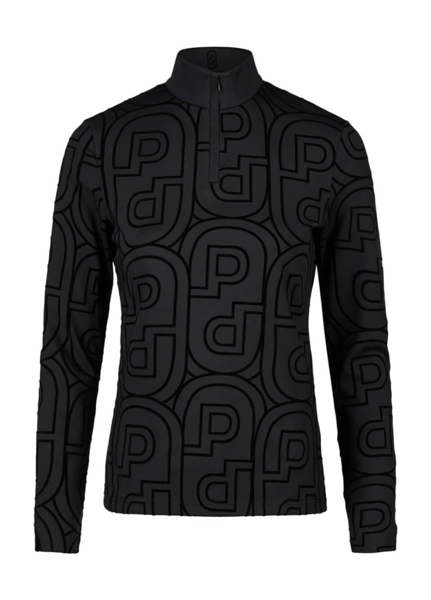 Pikeur Zip Print Shirt - Black