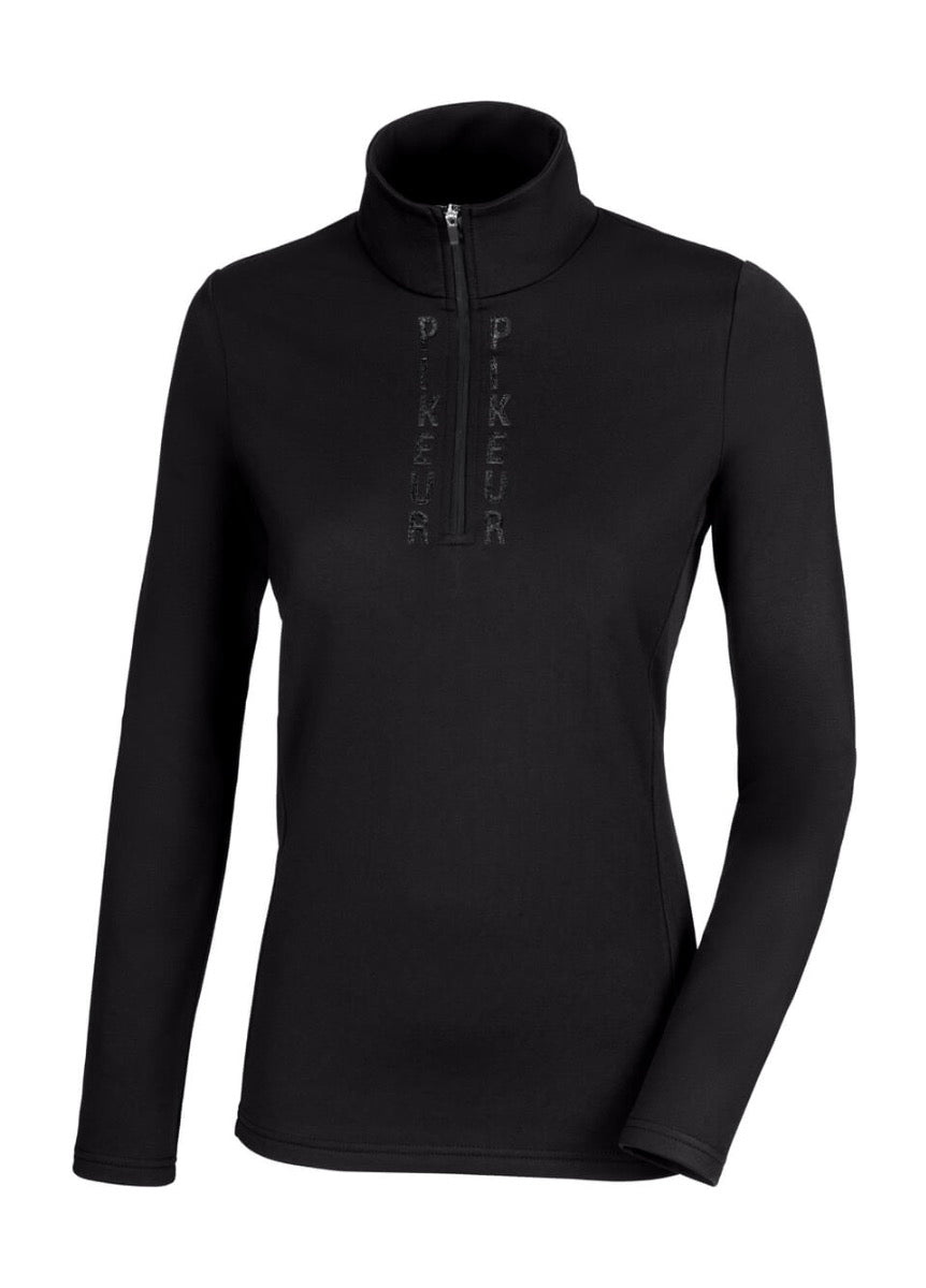 Pikeur Zip Shirt Sports - Black
