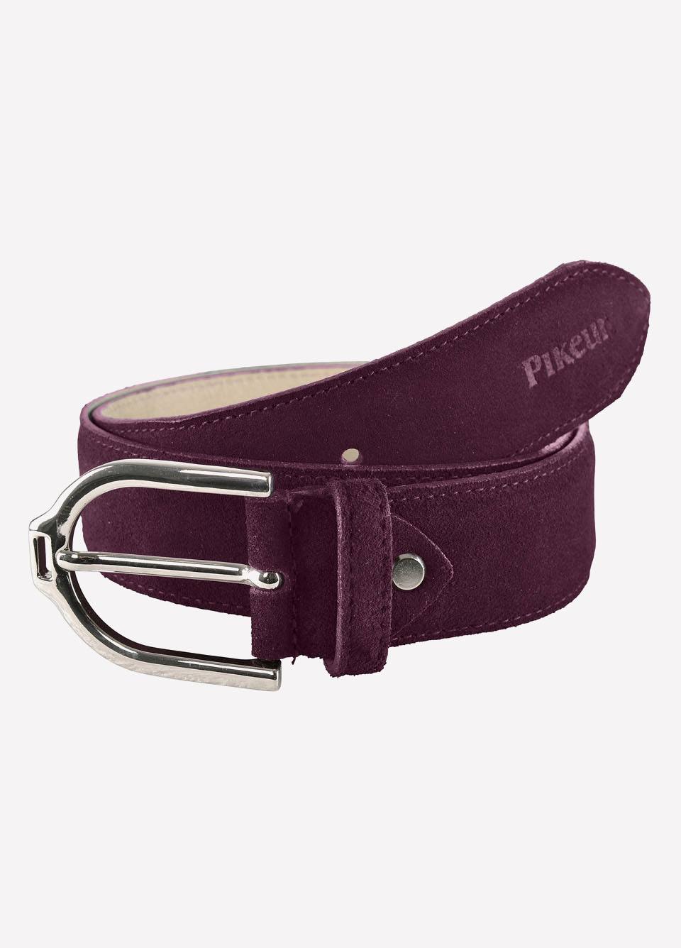 Pikeur Suede Belt - Bordeaux