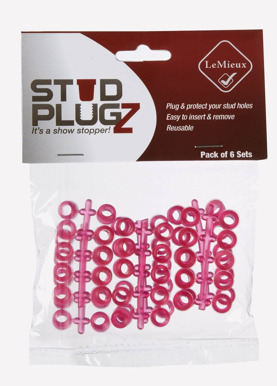 LeMieux Easy Stud Plugz - Pink