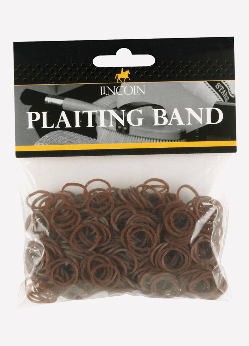Lincoln Plaiting Bands - Brown