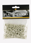Lincoln Plaiting Bands - White