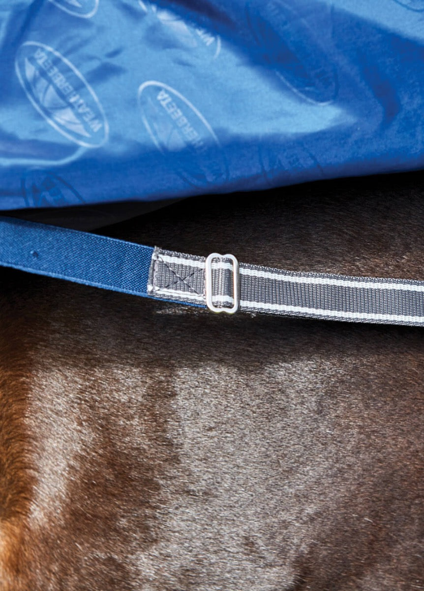 Weatherbeeta ComFiTec Premier Free II Detach-A-Neck Med - Dark Blue/Grey/White
