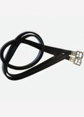 Prestige Stirrup Leathers - Non-stretch - Black