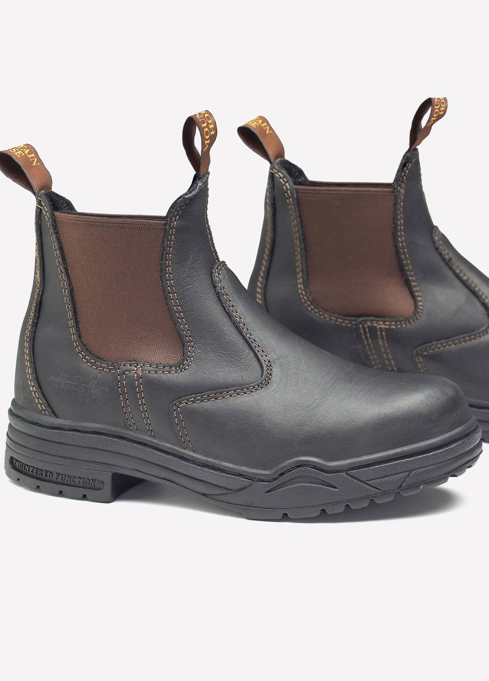 Mountain Horse Protective Jodphur Boots - Dark Brown