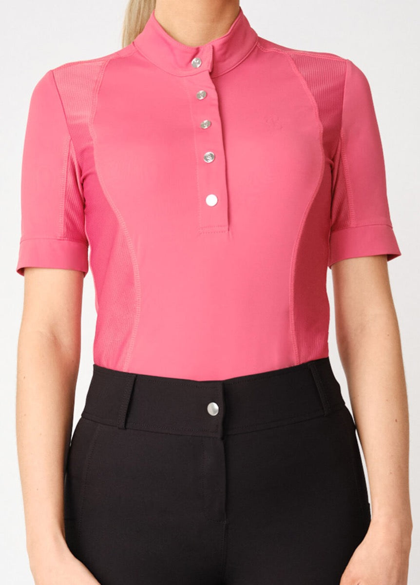 PS of Sweden Cecile Short Sleeve Top - Berry Pink