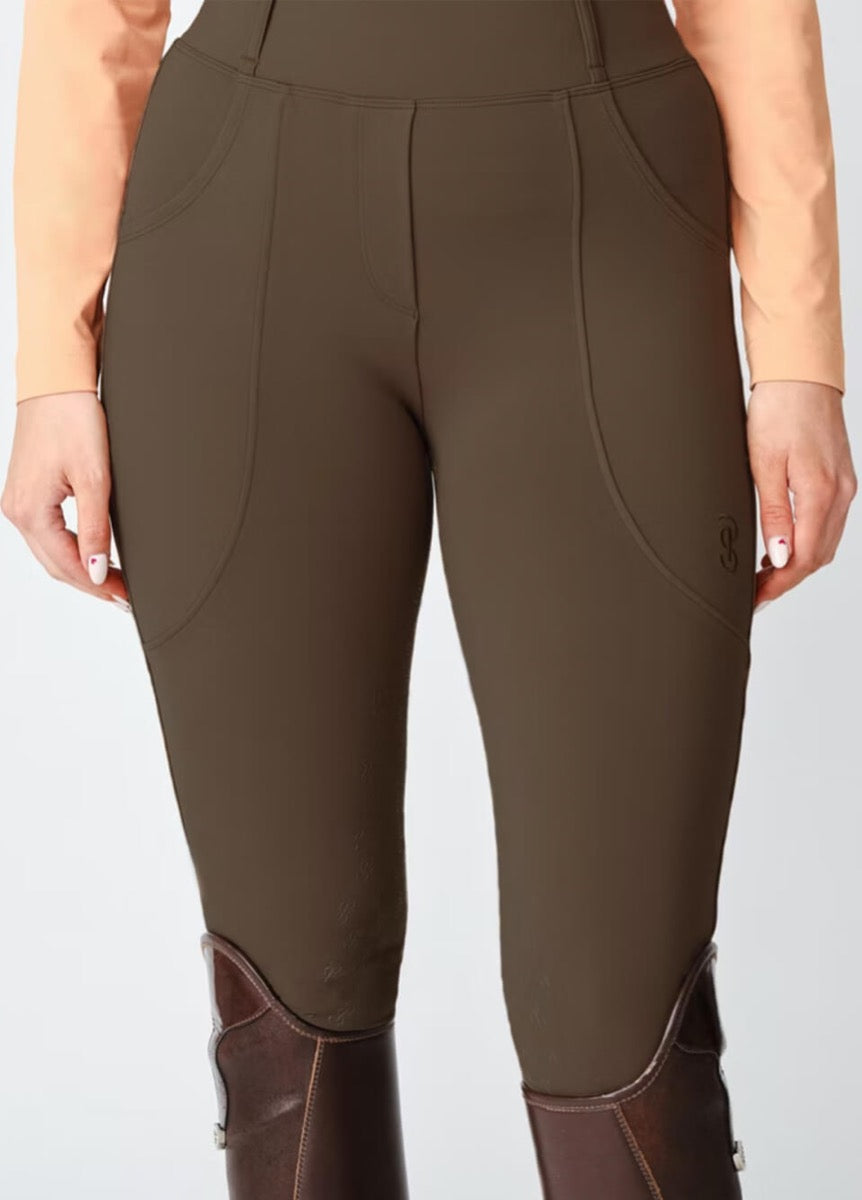 PS of Sweden Juliette Full Grip Tights - Choc Chip