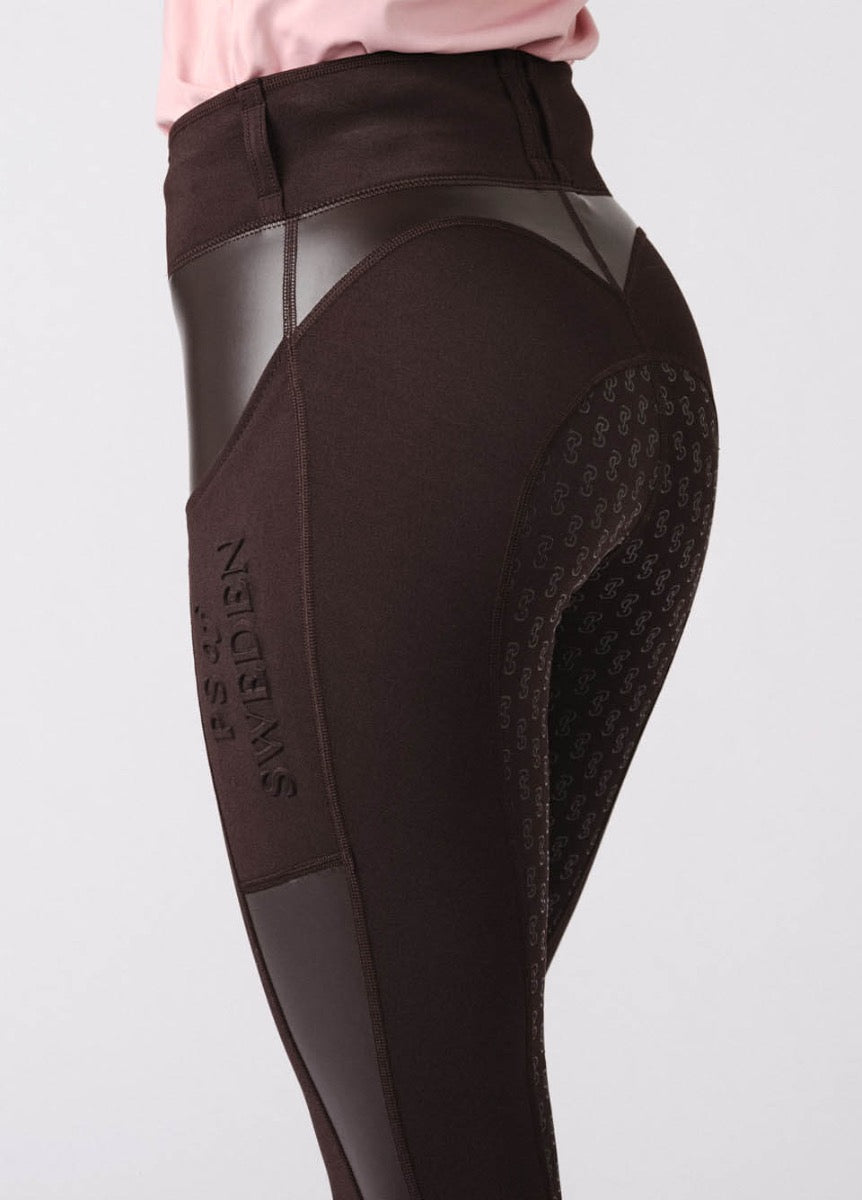 PS of Sweden Cindy Riding Tights - Coffee
