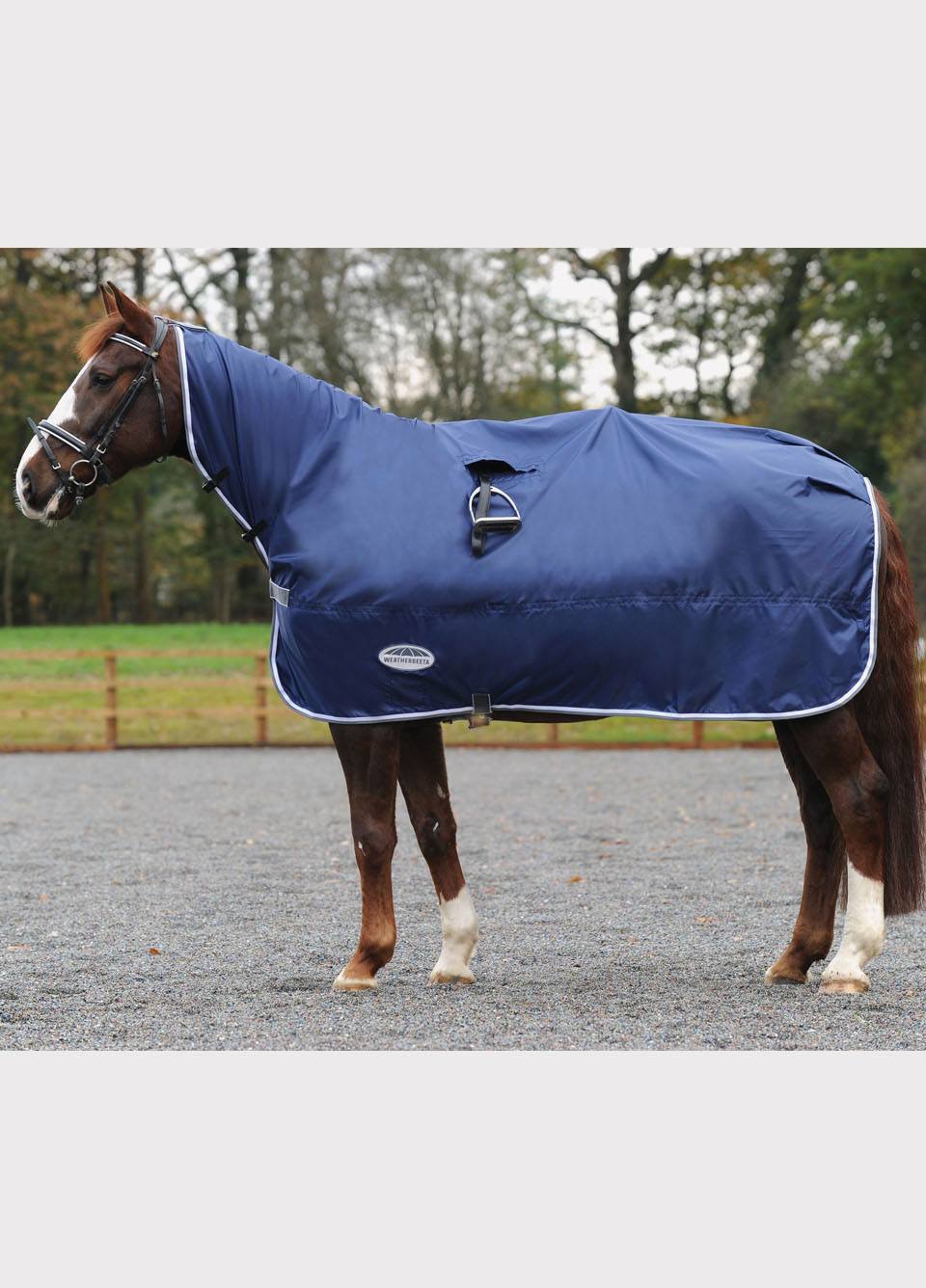 Weatherbeeta Rain Sheet - Navy/Grey/White 