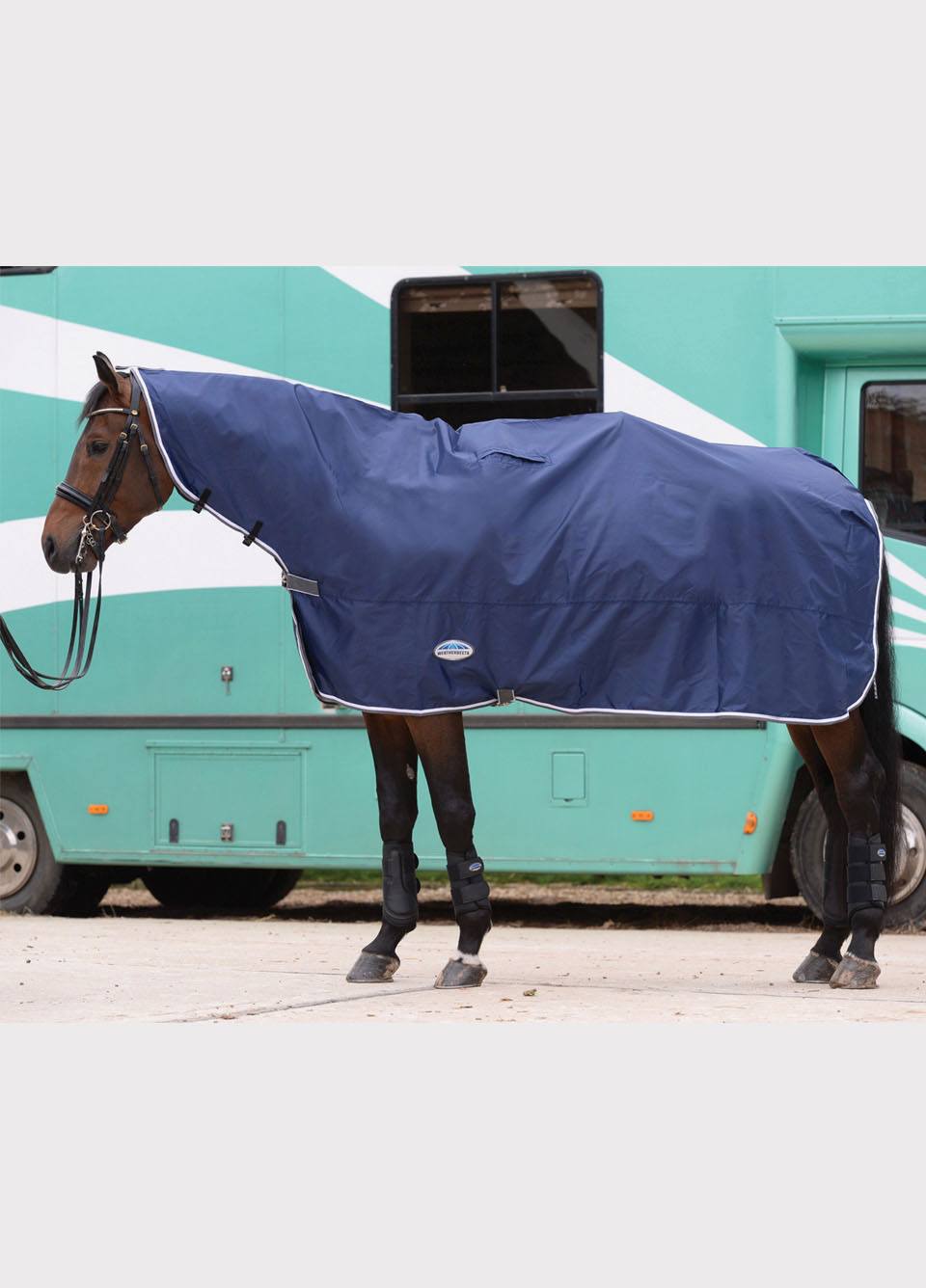 Weatherbeeta Rain Sheet - Navy/Grey/White 