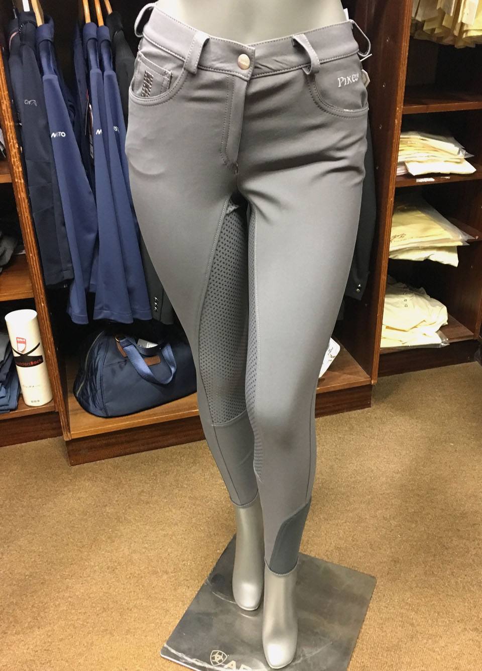 Pikeur Ladies Rayla Grip Breeches - Slate