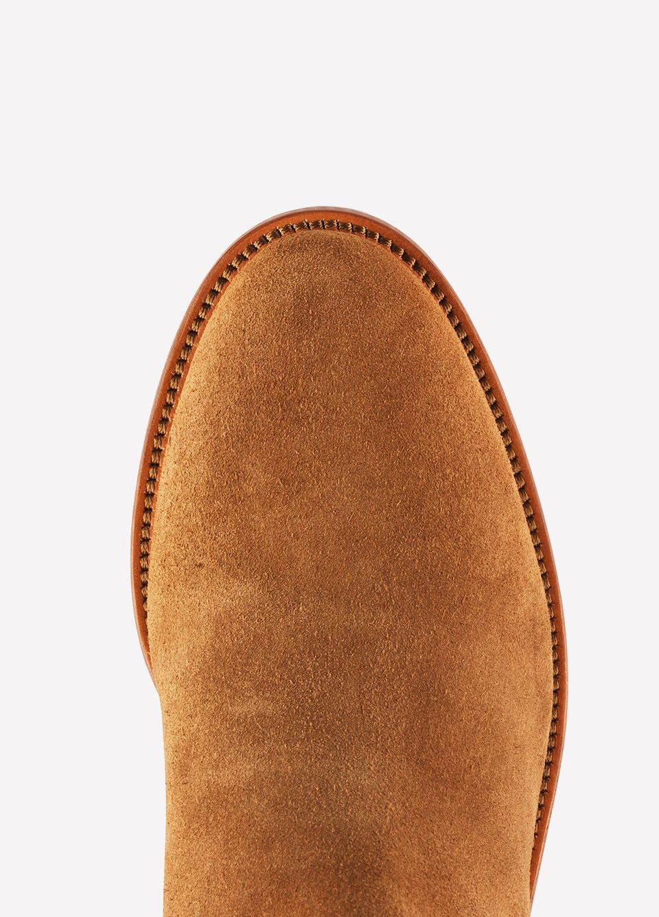 Fairfax & Favor Heeled Regina Suede Boot - Tan