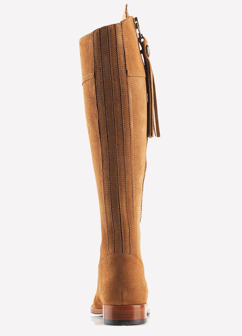 Fairfax & Favor Suede Flat Regina - Tan