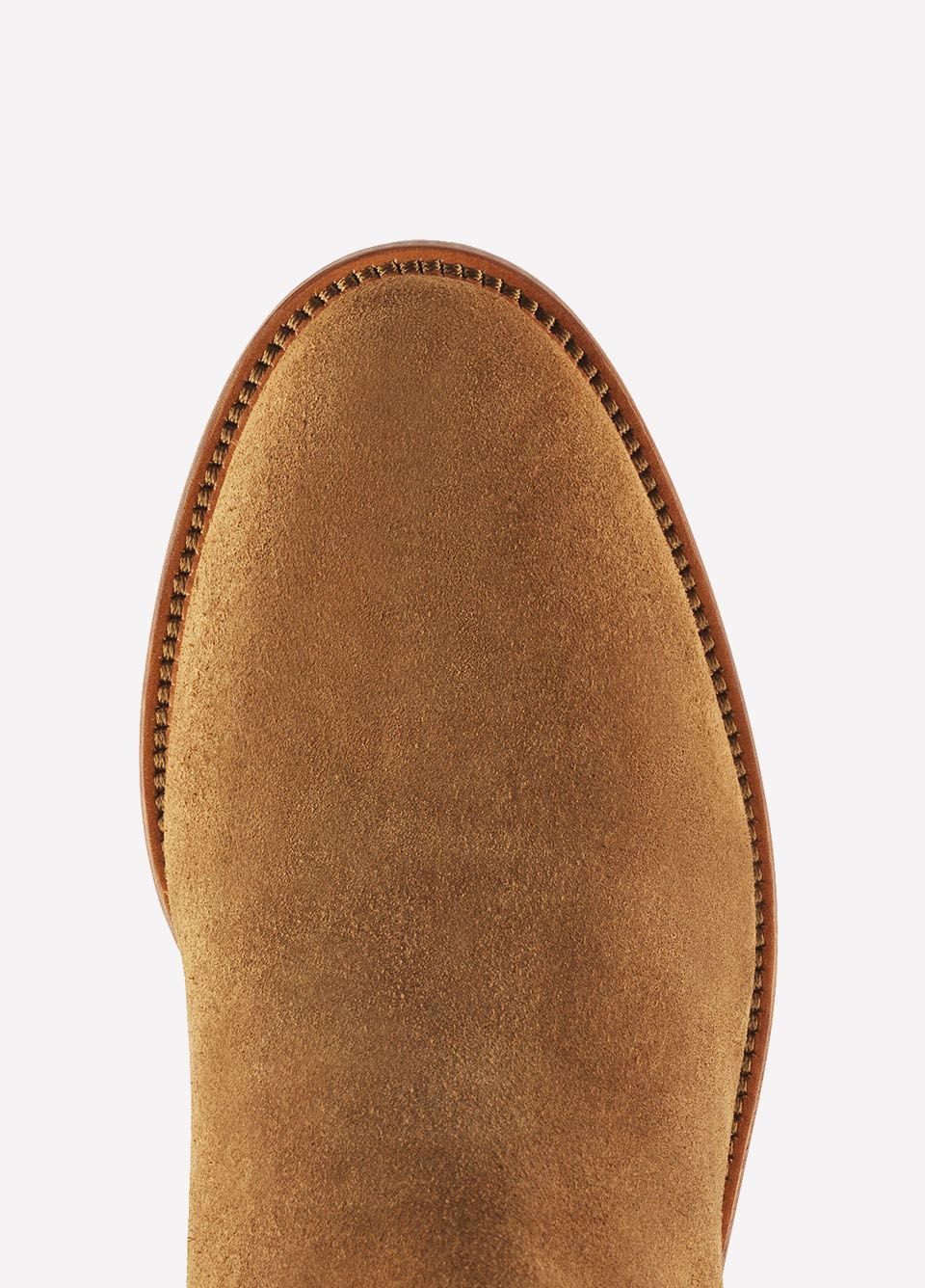 Fairfax & Favor Suede Flat Regina - Tan