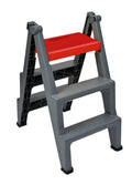 Red Gorilla 3 Step Ladder - Red
