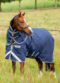 Rhino Plus Vari-Layer Medium Turnout Rug 250g - Navy/Titanium