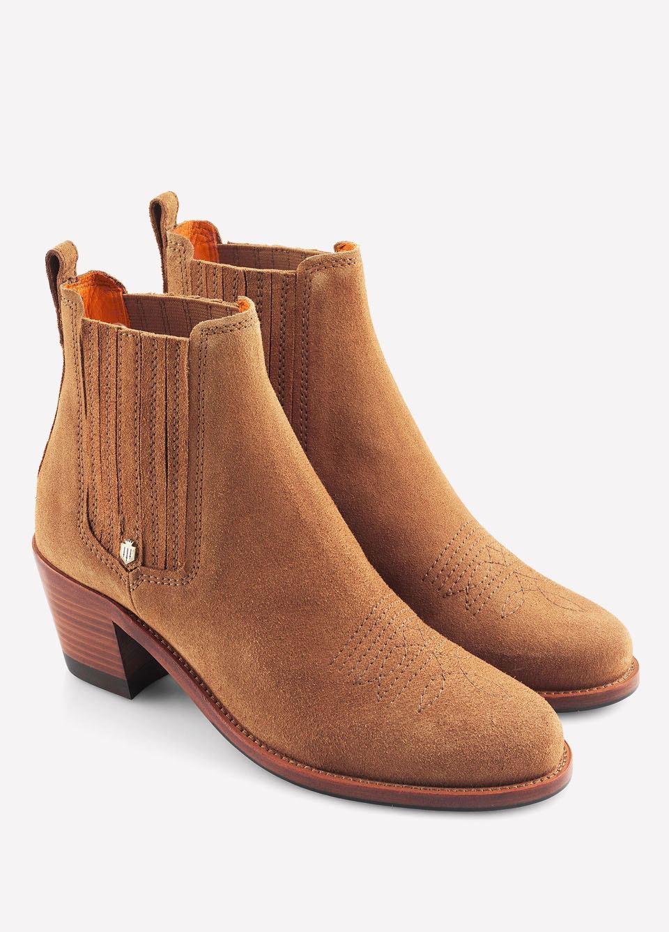 Fairfax & Favor Ladies Rockingham Ankle Boots - Tan