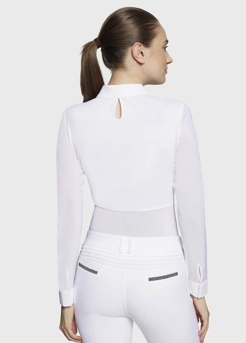 Samshield Aloise Boreal Long Sleeve Competition Shirt - White/Night Shade