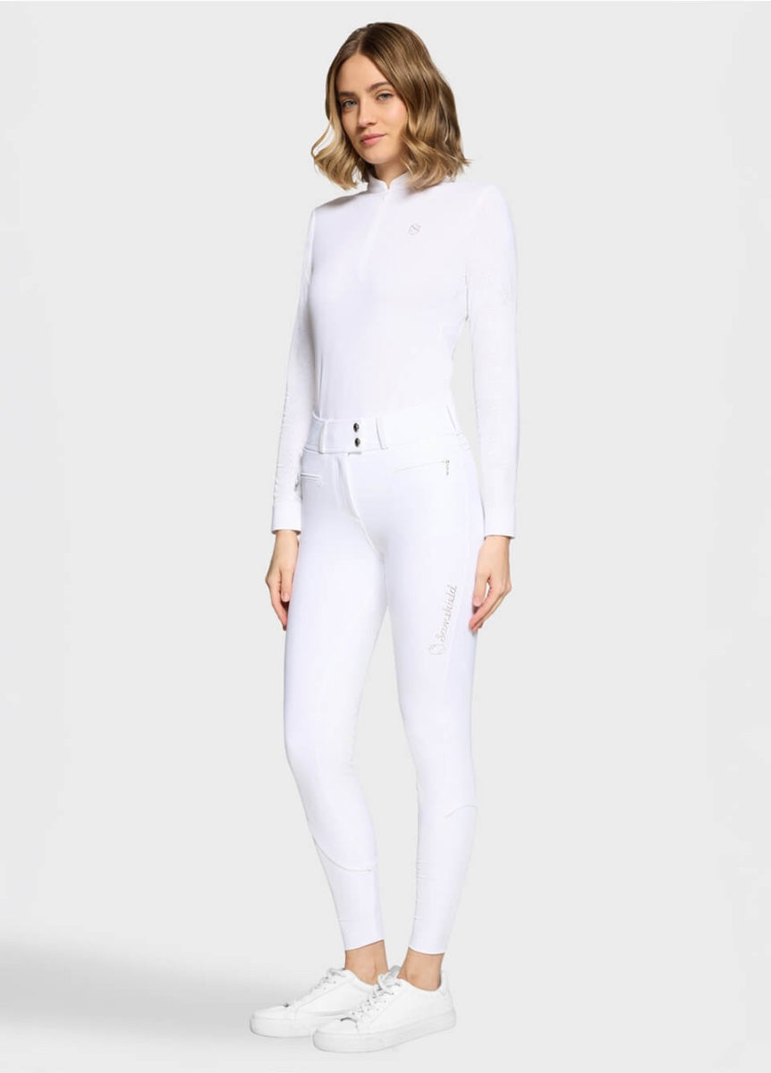 Samshield Claranova Full Grip Breeches - White