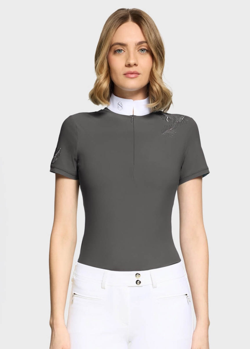 Samshield Lea Crystal Ferna S/S Showshirt - Magnet