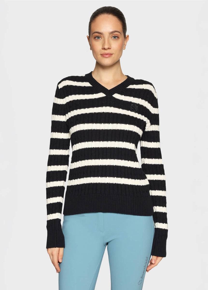 Samshield Lisa Twisted Jumper - Navy/White