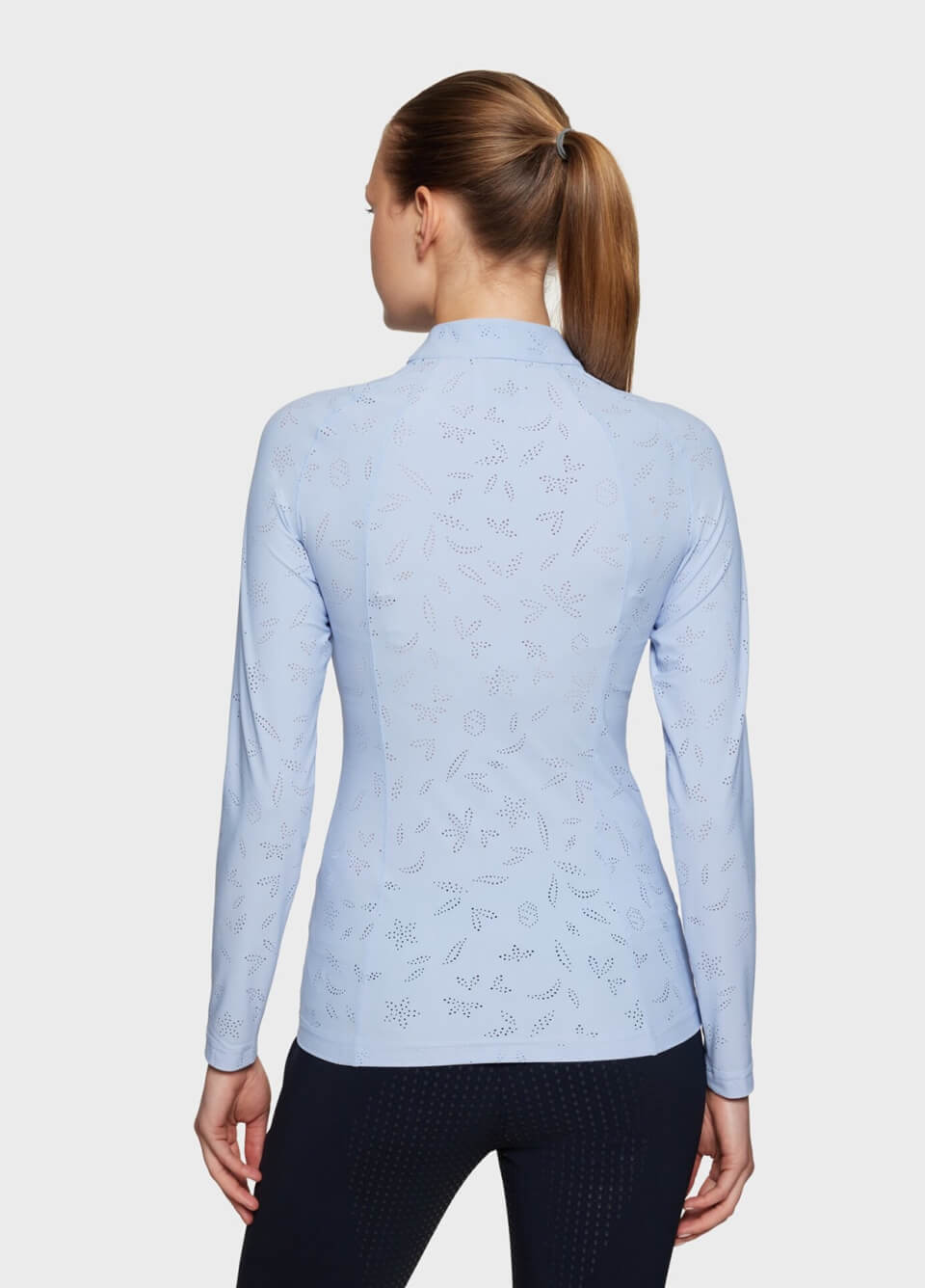 Samshield Sun Long Sleeve Training Polo - Cashmere Blue