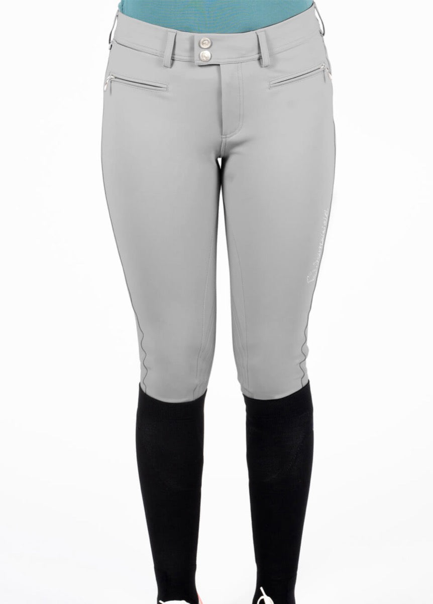 Samshield Adele Holographic Knee Grip Breeches - Grey