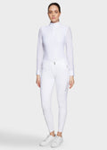 Samshield Adele Boreal Knee Grip Breeches - White Ocean Depth