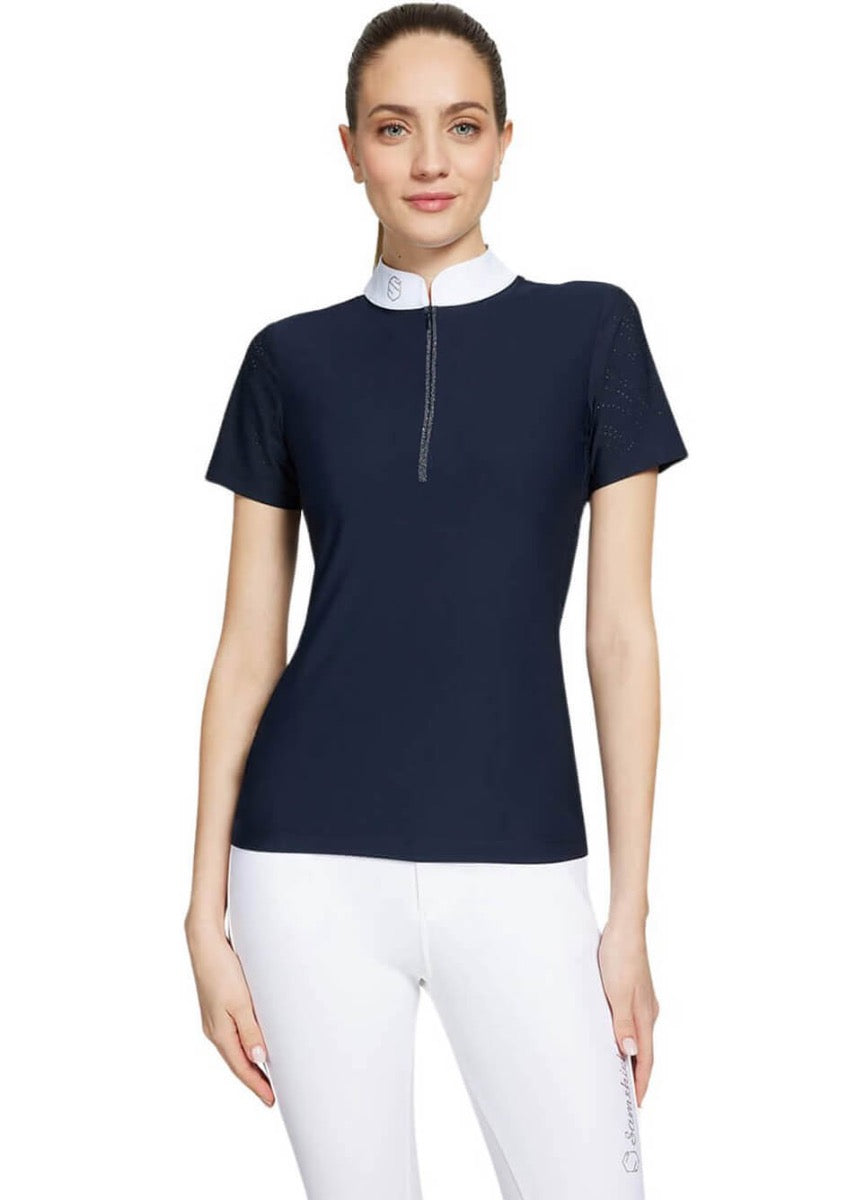Samshield Aloise Air Short Sleeve Competition Shirt - Navy