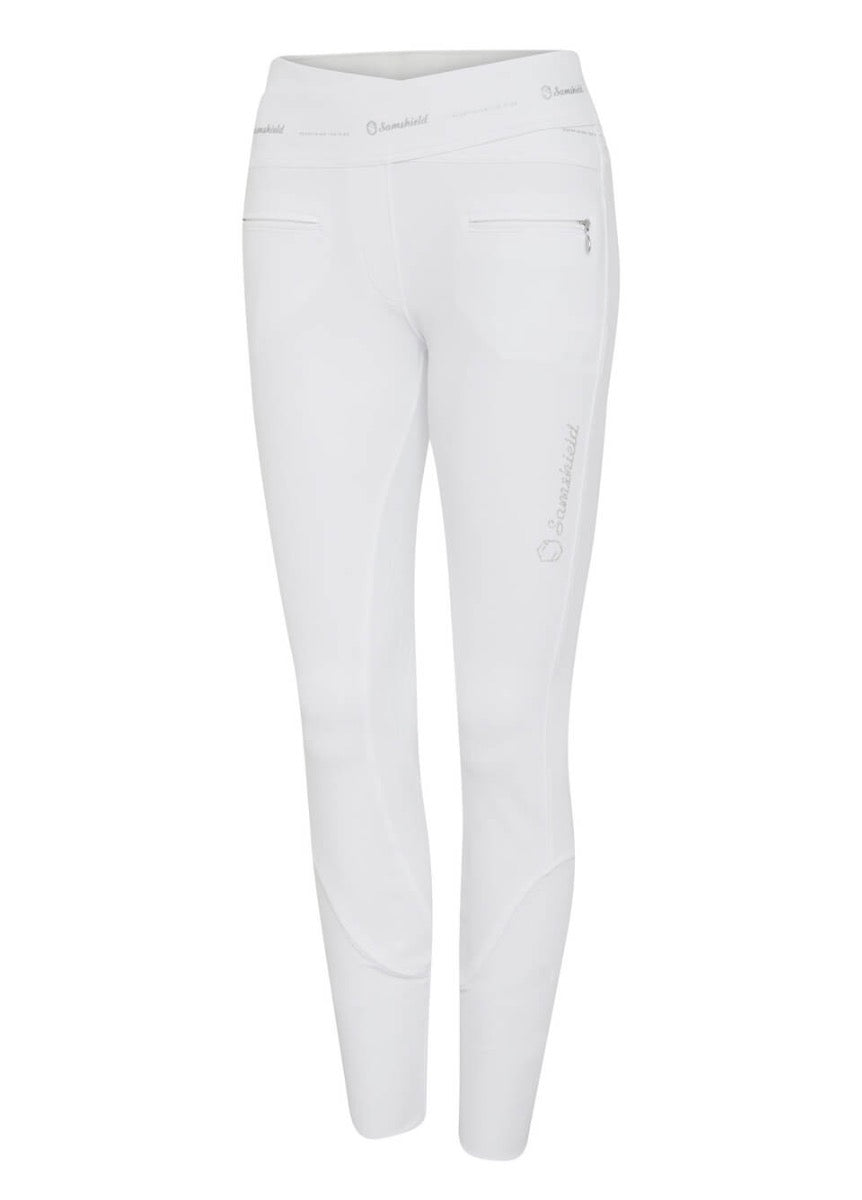 Samshield Alpha Full Grip Tights - White TT