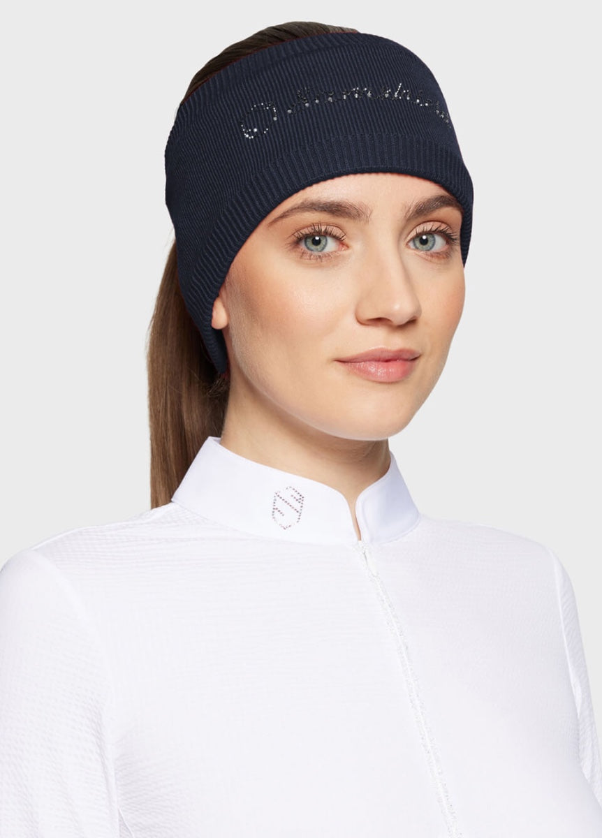 Samshield Amalie Crystal Headband - Navy