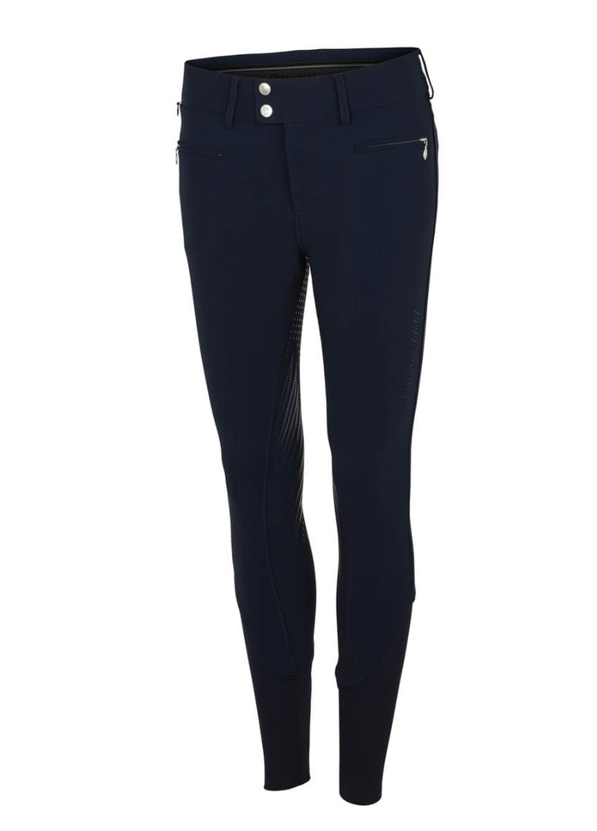 Samshield Chloe Embroidery Full Grip Breeches - Navy