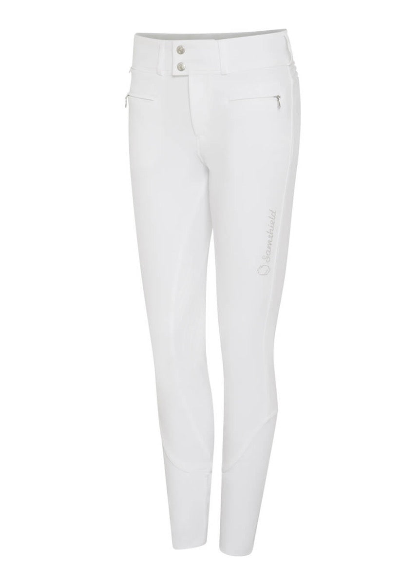 Samshield Clara Full Grip Breeches - White Tone