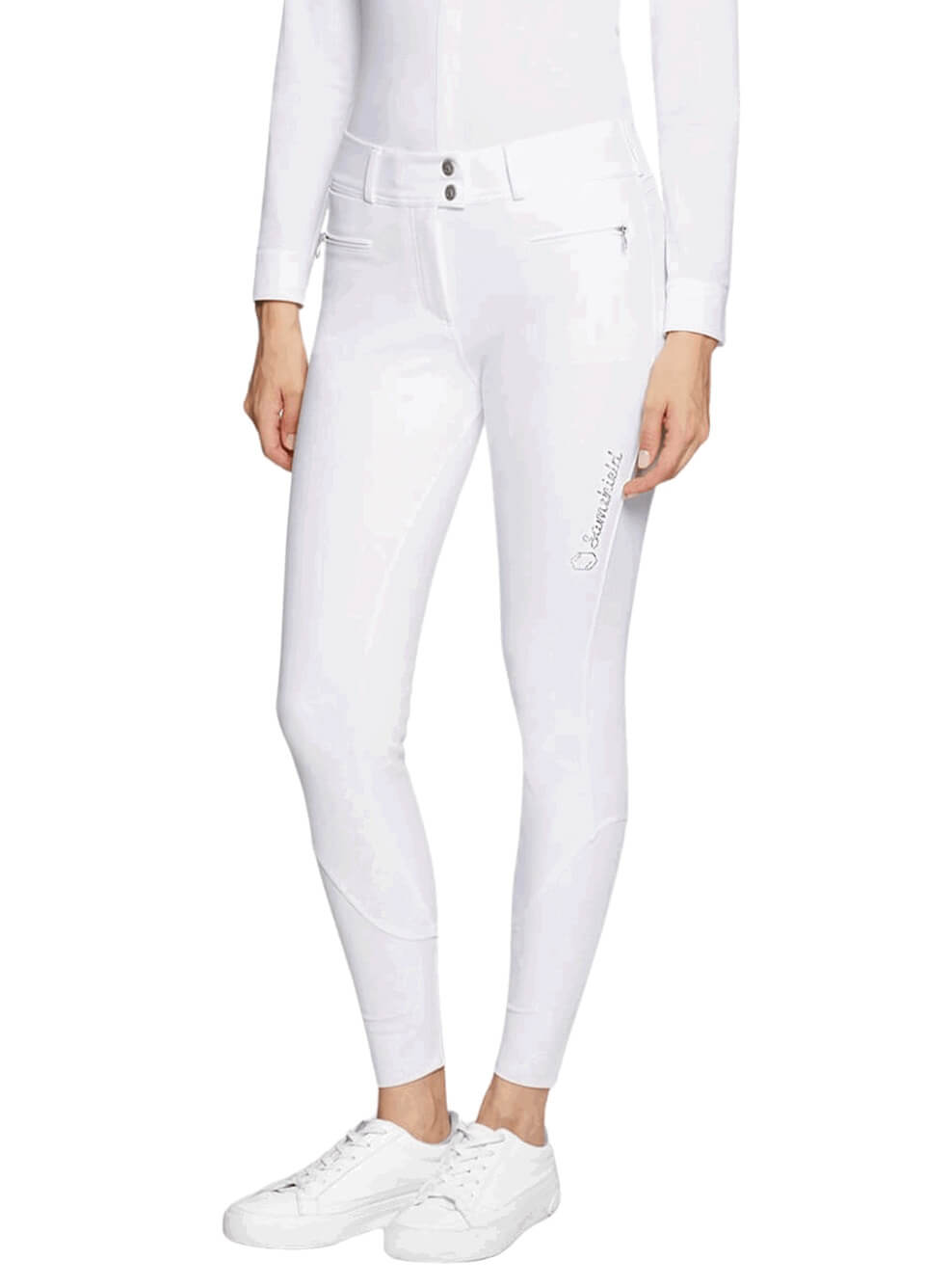 Samshield Clara Premium Full Seat Breeches - White