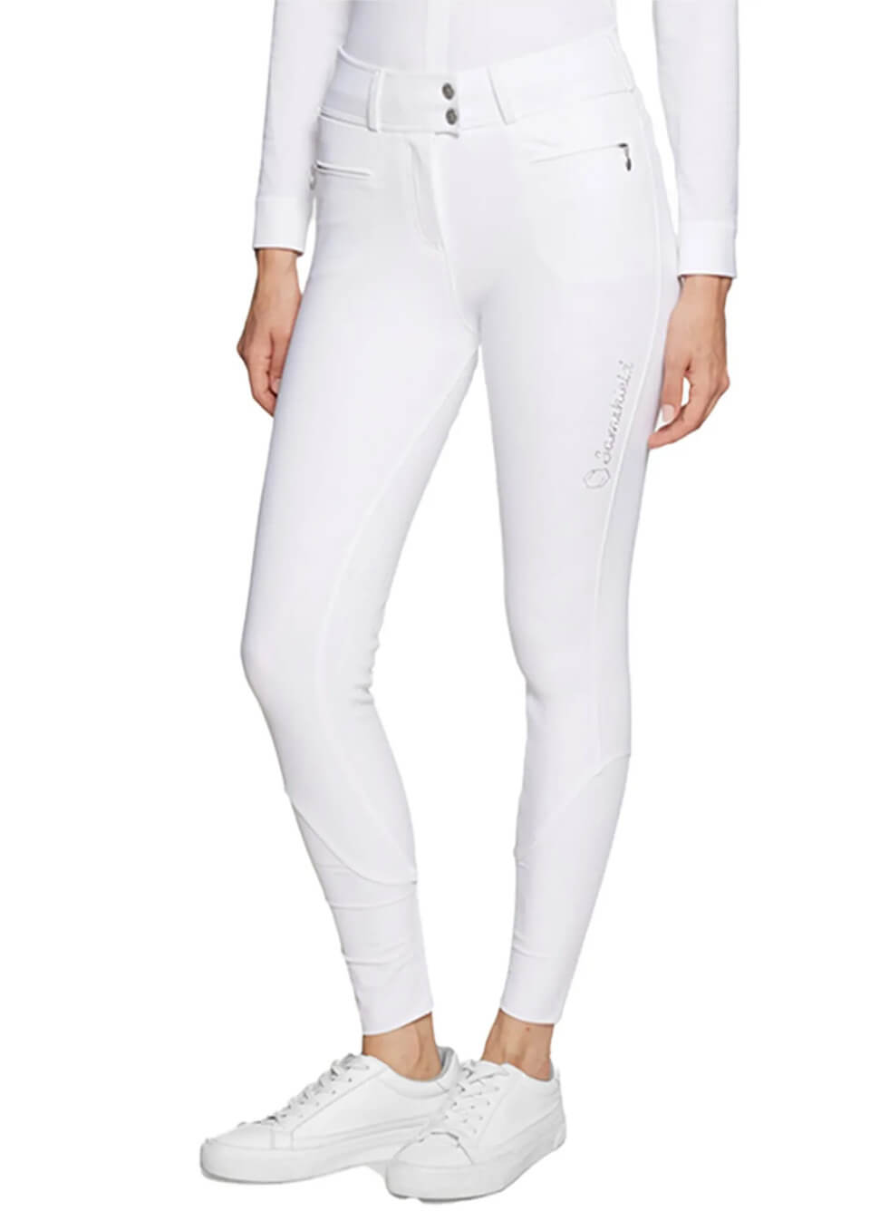 Samshield Claranova Crystal Full Grip Breech - White