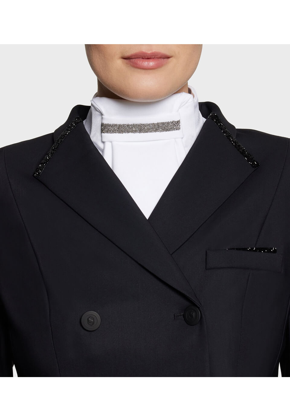 Samshield Plastron Crystal Fabric Stock - Metal Eclipse