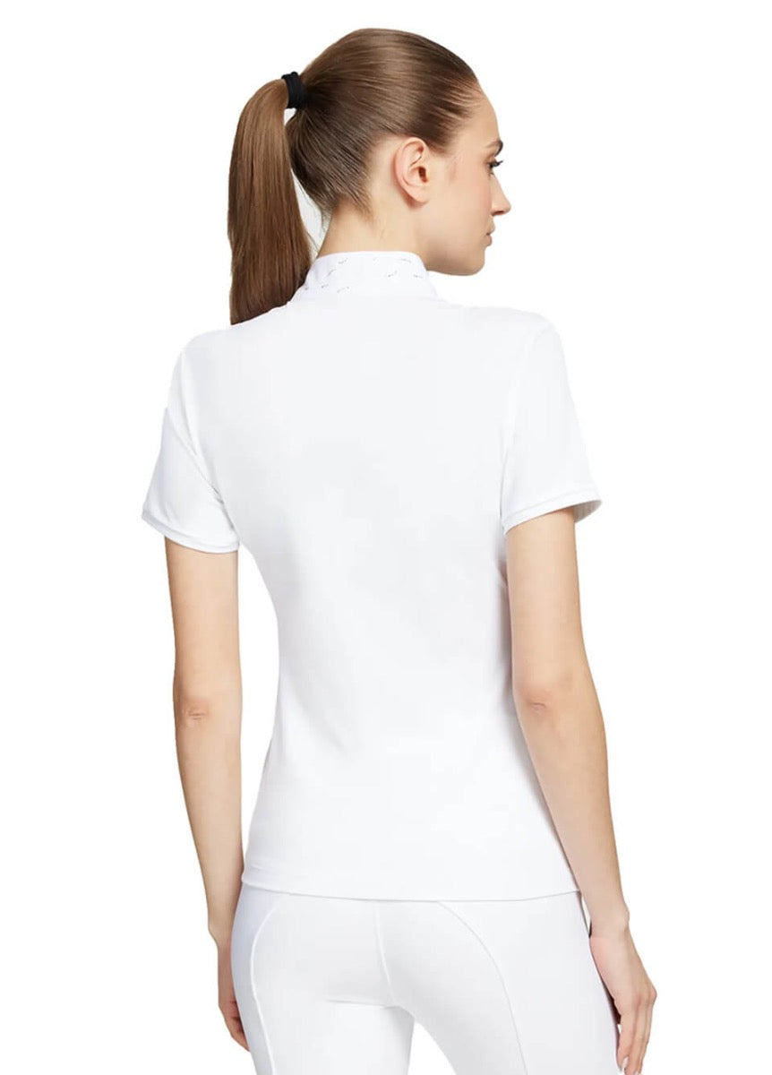 Samshield Julia Intarsia Short Sleeve Competition Shirt - White