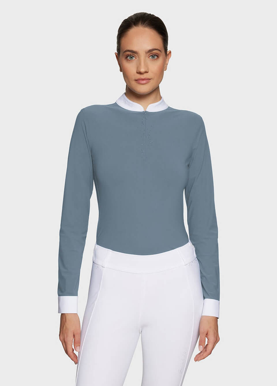 Samshield Louison Crystal Long Sleeve Shirt - Dusty Blue
