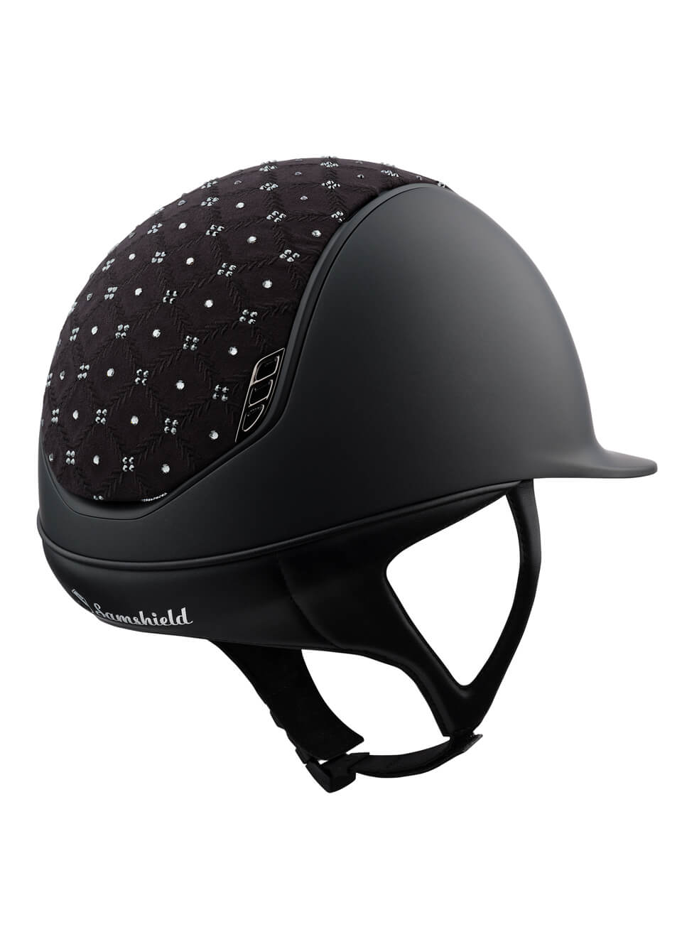 Samshield V2.0 Shadowmatt Royal Flower Top - Black/Black Chrome