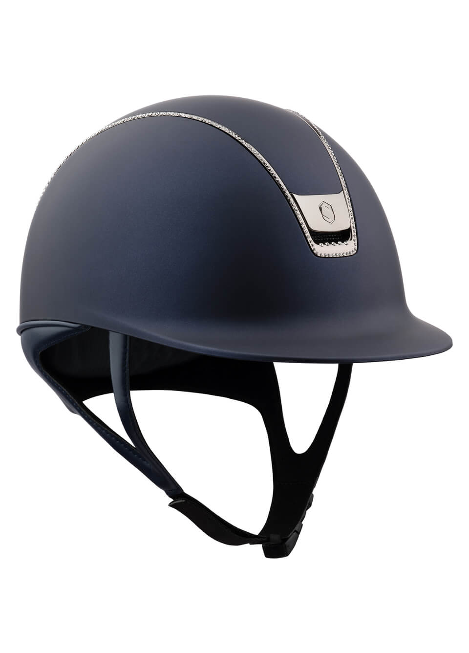 Samshield V2.0 Shadowmatt 300 Swarovski Trim - Blue/Black Chrome