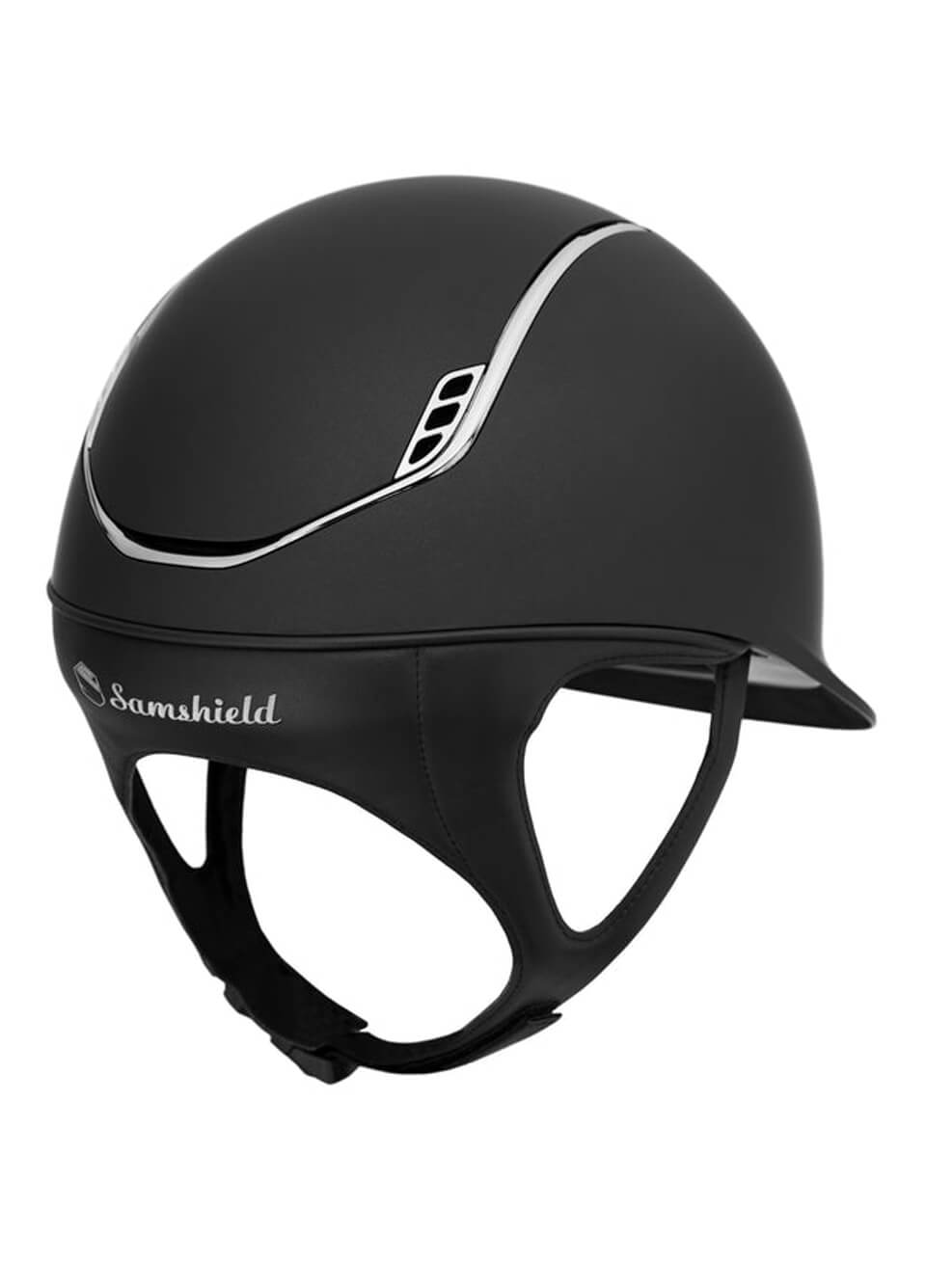 Samshield V2.0 Shadowmatt Hat - Black/Black Chrome