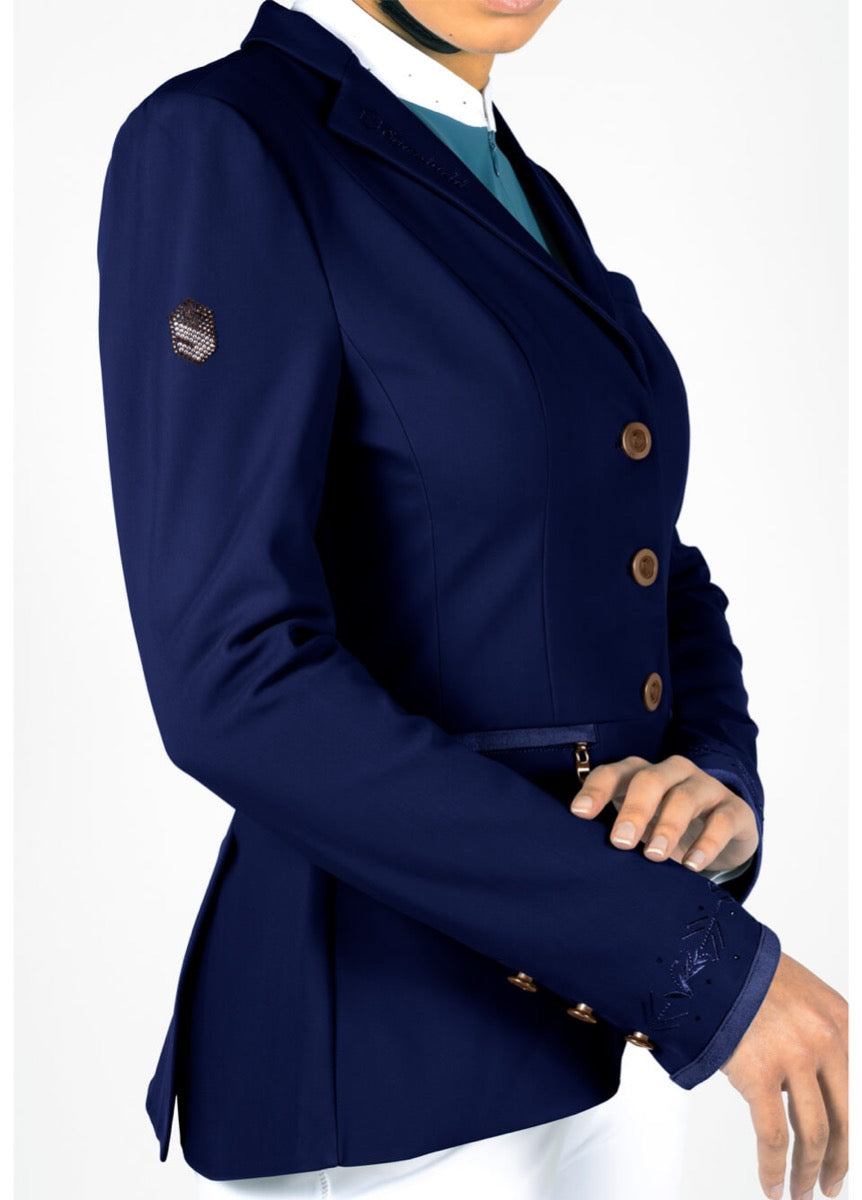 Samshield Victorine Jully Competition Jacket - Navy/Rose Gold