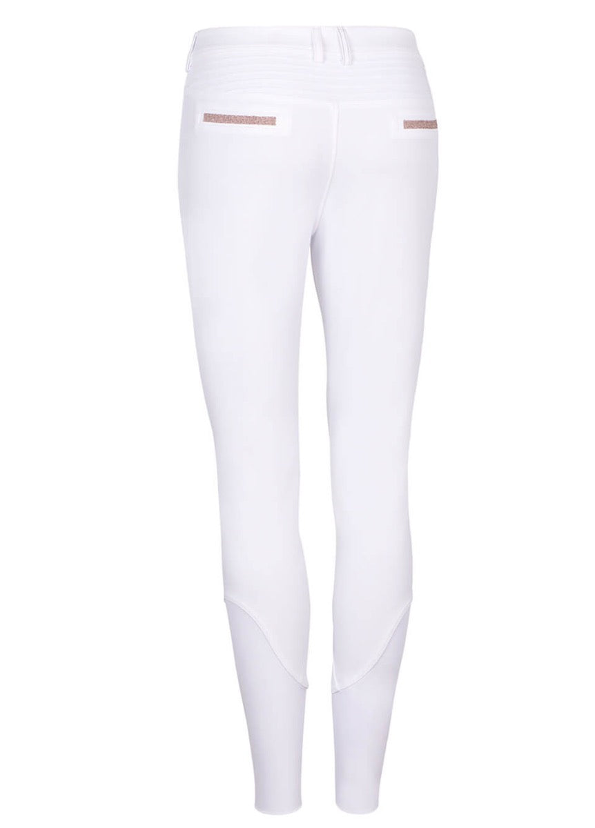 Samshield Ladies Adèle Breeches - White/Pink Gold