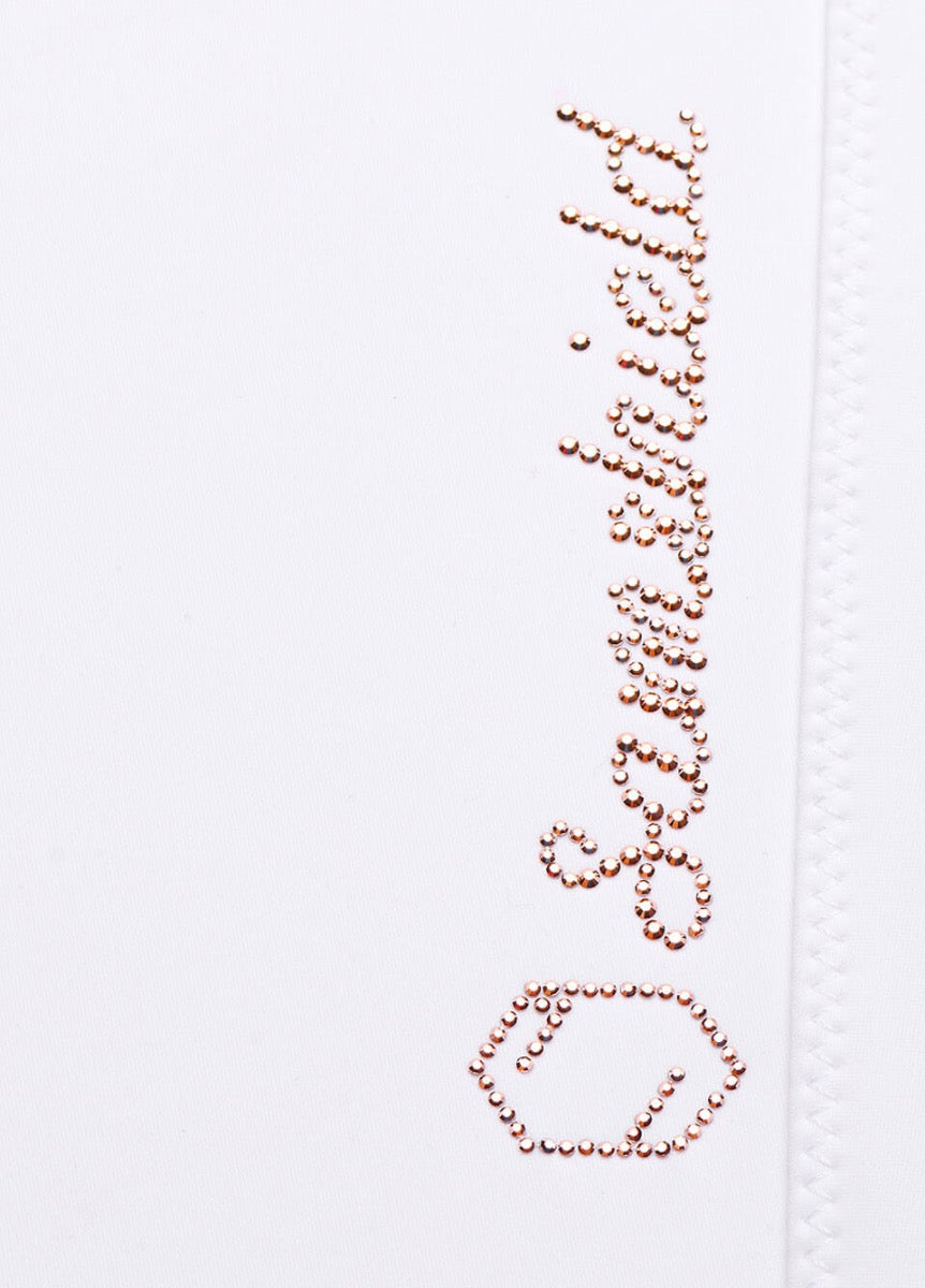 Samshield Ladies Adèle Breeches - White/Pink Gold